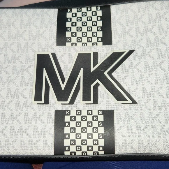 Michael Kors Black and White Crossbody Bag - Picture 6 of 9